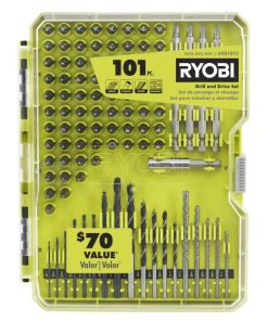 RYOBI 101 adet. matkap ve sürücü seti PLZ2818
