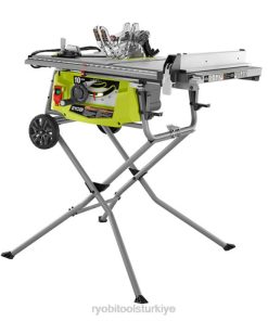 RYOBI 10 adet genişletilmiş kapasiteli döner tablalı masa testeresi PLZ2118
