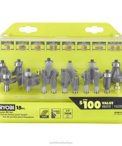 RYOBI 15 adet. yönlendirici bit seti PLZ2764