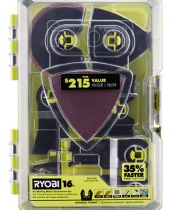 RYOBI 16 adet. salınımlı çok amaçlı bıçak aksesuar seti PLZ2730