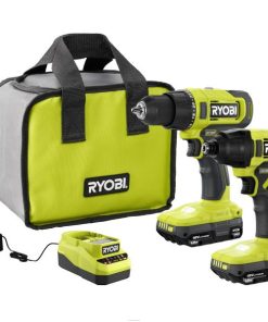 RYOBI 18v one+ 2 aletli birleşik kit PLZ220