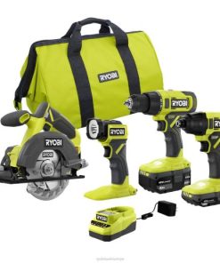RYOBI 18v one+ 4 aletli birleşik kit PLZ219