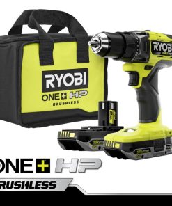 RYOBI 18v one+ hp fırçasız 1/2 matkap/sürücü kiti PLZ230