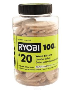 RYOBI 20 adet tahta bisküvi (100 adet) PLZ2763