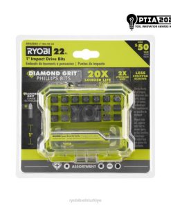 RYOBI 22 adet. 1 adet elmas tanecikli darbeli tahrik ucu PLZ2840