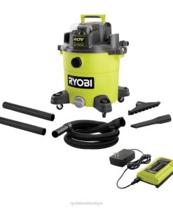RYOBI 40v 10 galonluk ıslak/kuru vakum kiti PLZ2589