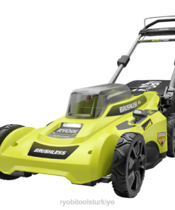 RYOBI 40v fırçasız 20 itmeli çim biçme makinesi seti PLZ2244