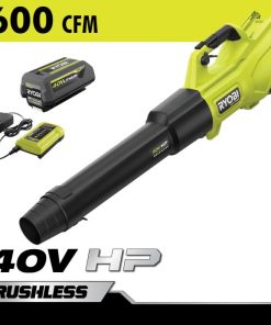 RYOBI 40v hp fırçasız 600 cfm fısıltı serisi üfleyici PLZ2309