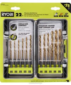 RYOBI titanyum matkap ucu seti (22 parça) PLZ2789